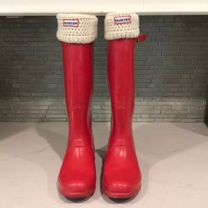 Hunter Tall Boots with Liner Size 9